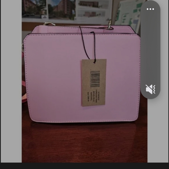 Steve Madden Fonda Pink Rhinestone Satchel Bag Crossbody NWT - Picture 2 of 8